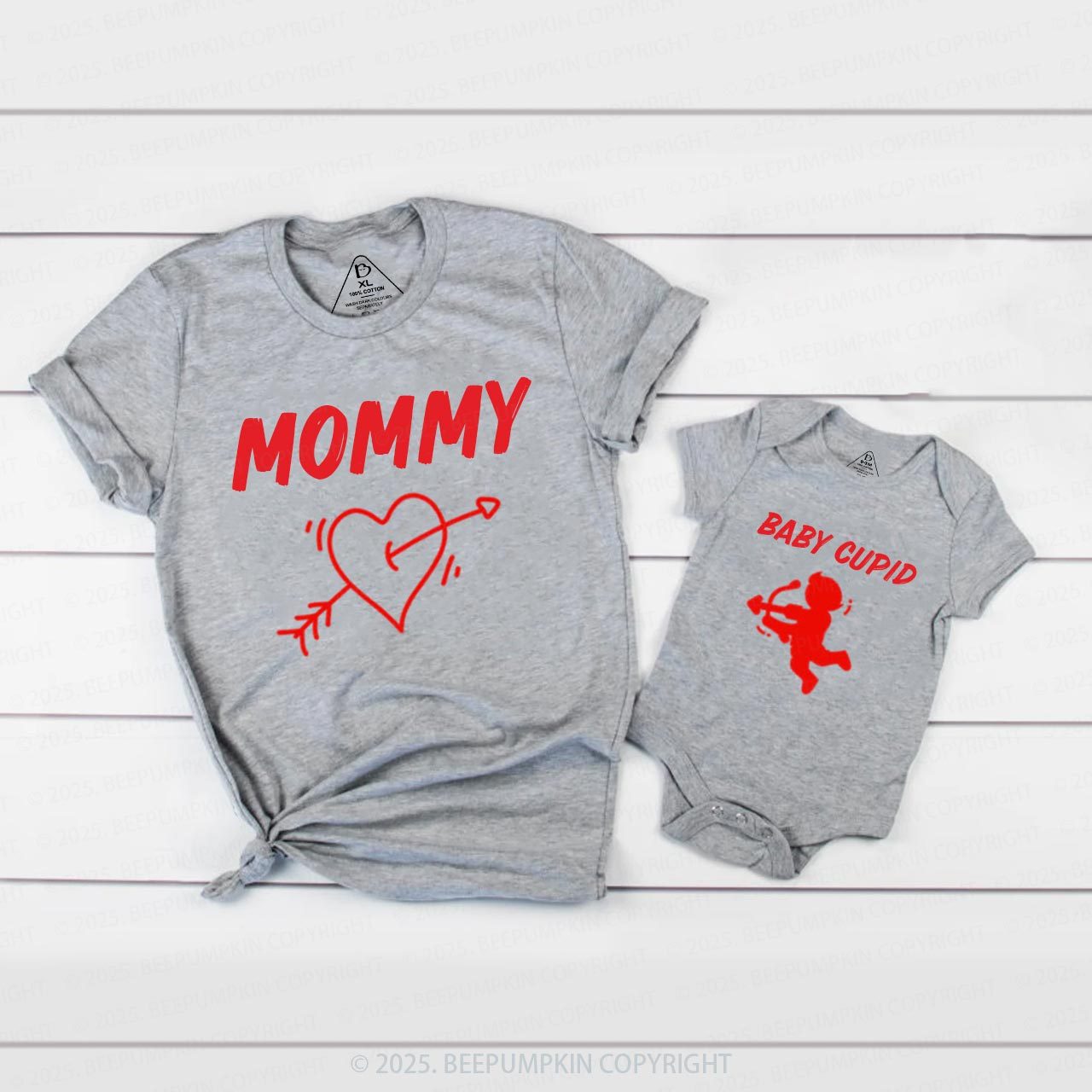 Personalized Little Cupids Crew Valentine's Day Family Shirt