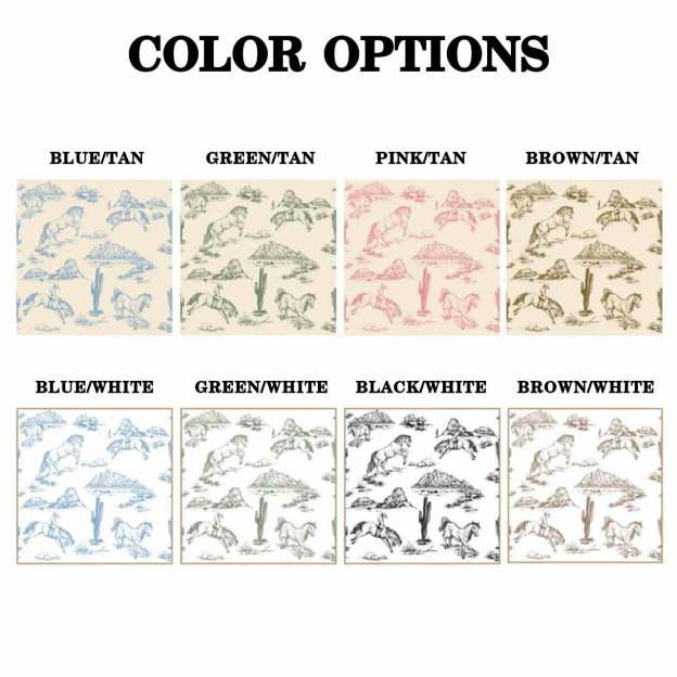 Personalized Western Cowboy Name Fleece Blanket