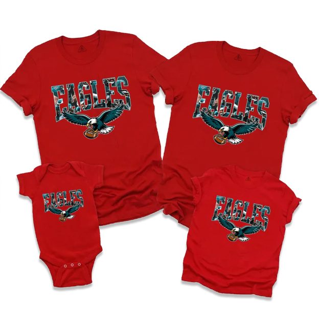 Talons Up Football Family Matching Tees Beepumpkin