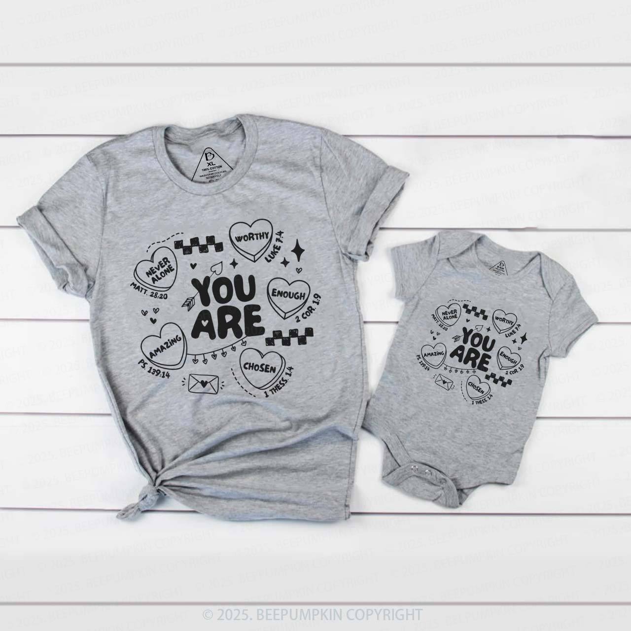 You Are Loved Valentine's Day Family Shirt