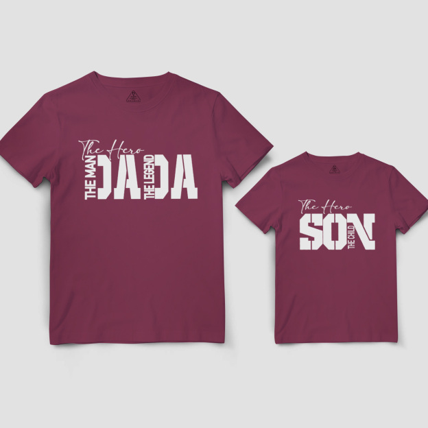 The Man The Legend Dad&Me Matching Shirts