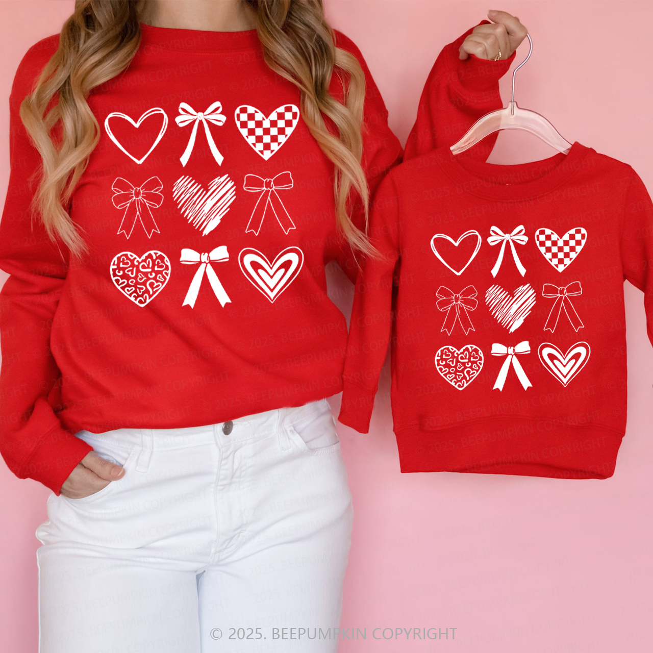 Nine Ways To Love Valentine's Day Matching Sweatshirts