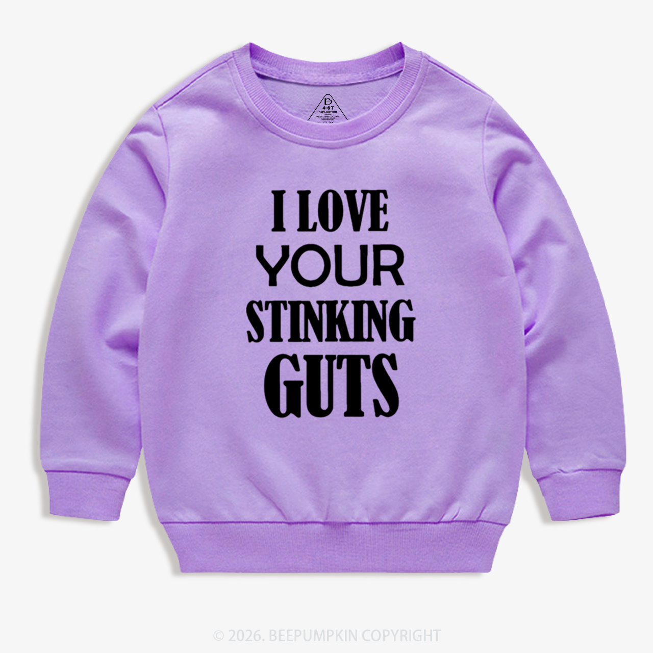 Love Your Stinking Guts Valentine's Day Kid's Sweatshirt