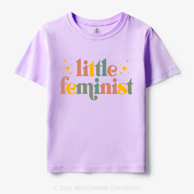  Vintage Little Feminist Toddler&Kid's Tees Beepumpkin