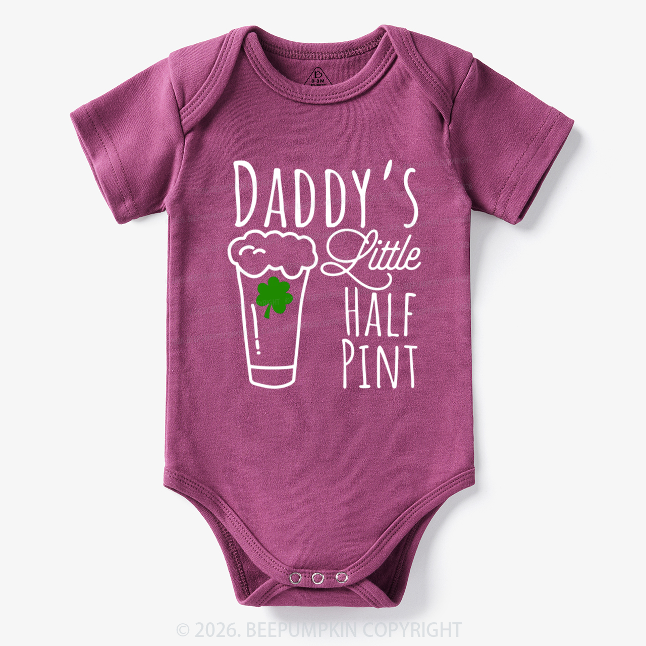 Daddy's Little Half Pint St. Patrick's Day Bodysuit