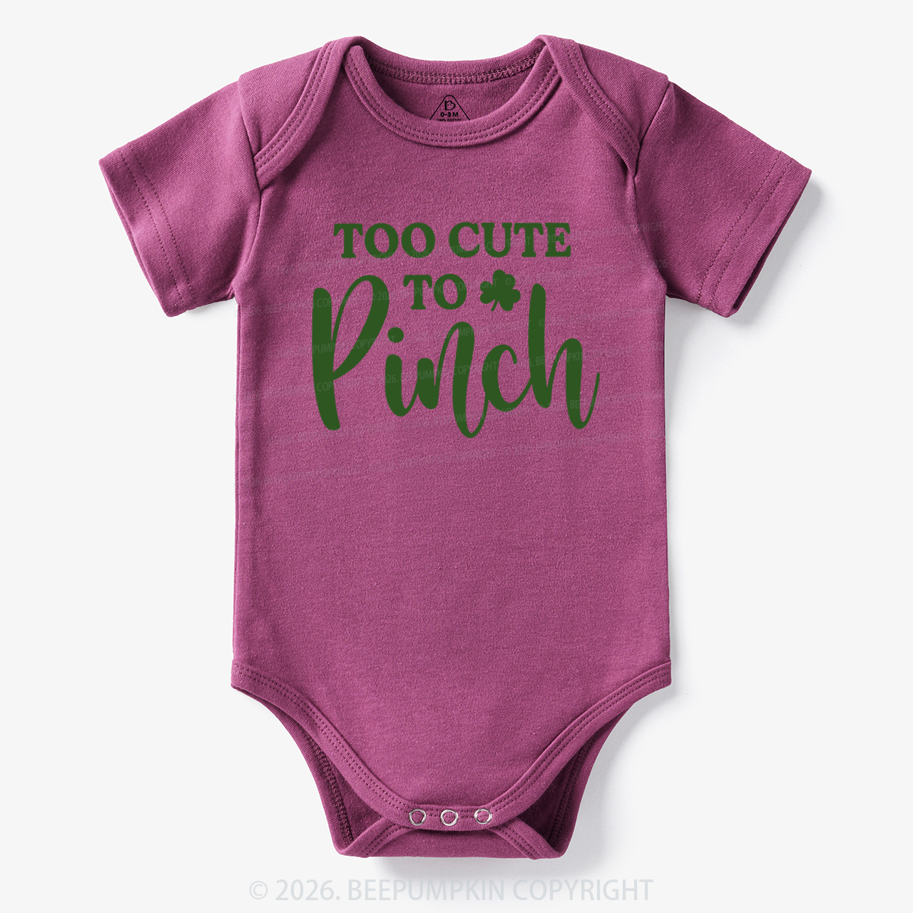 Too Cute To Pinch St. Patrick's Day Bodysuit
