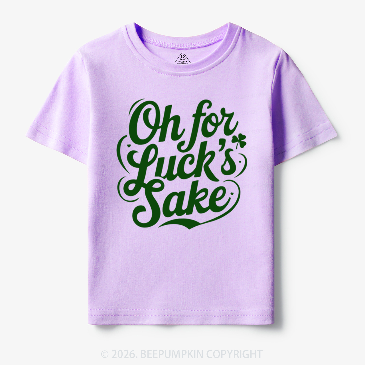 Oh For Luck’s Sake St. Patrick's Day Toddler&Kid's Tees Beepumpkin