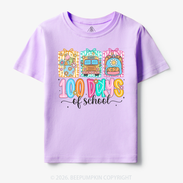 Classroom Art 100 Days of School Toddler&Kid's Tees