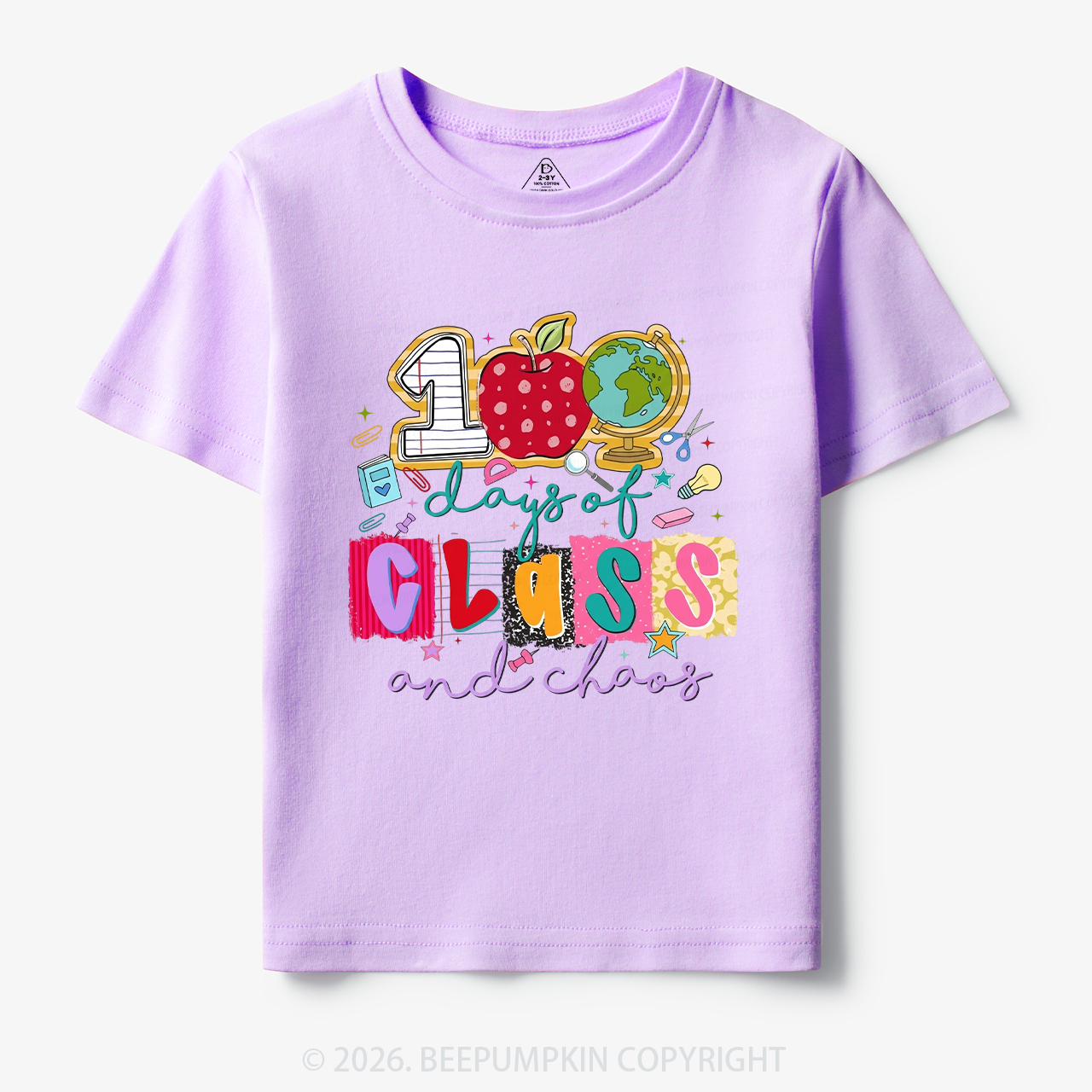 Class And Chaos 100 Days of School Toddler&Kid's Tees