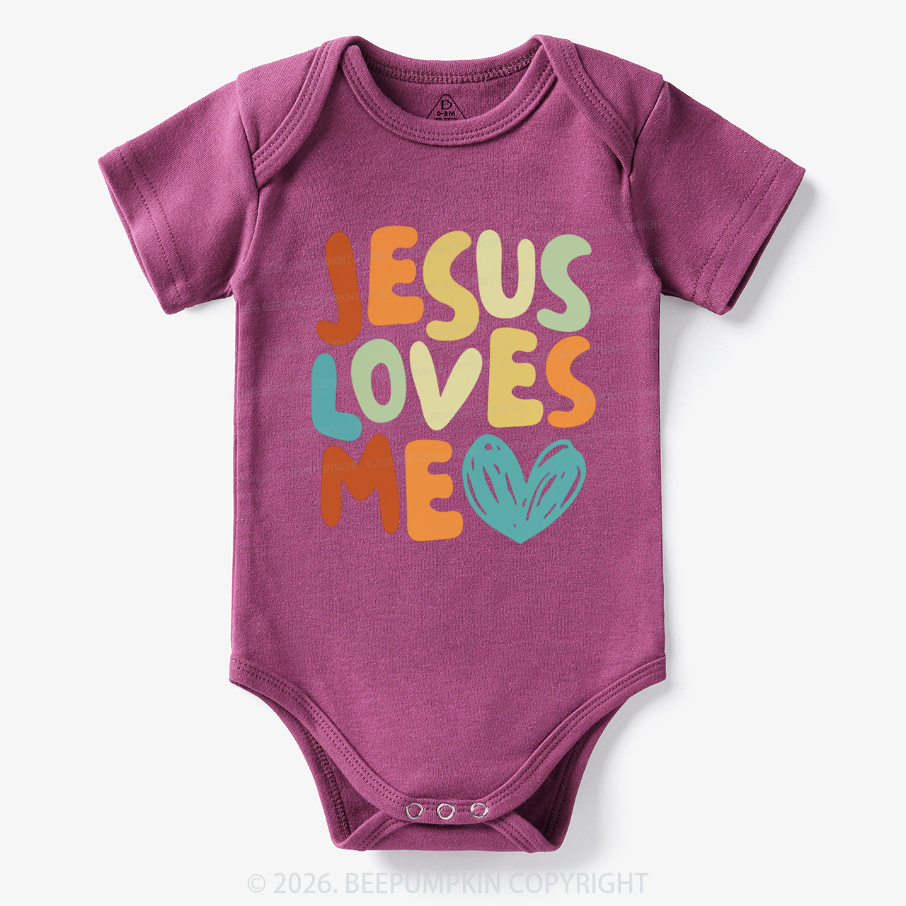 Jesus Loves Me Christian Bodysuit