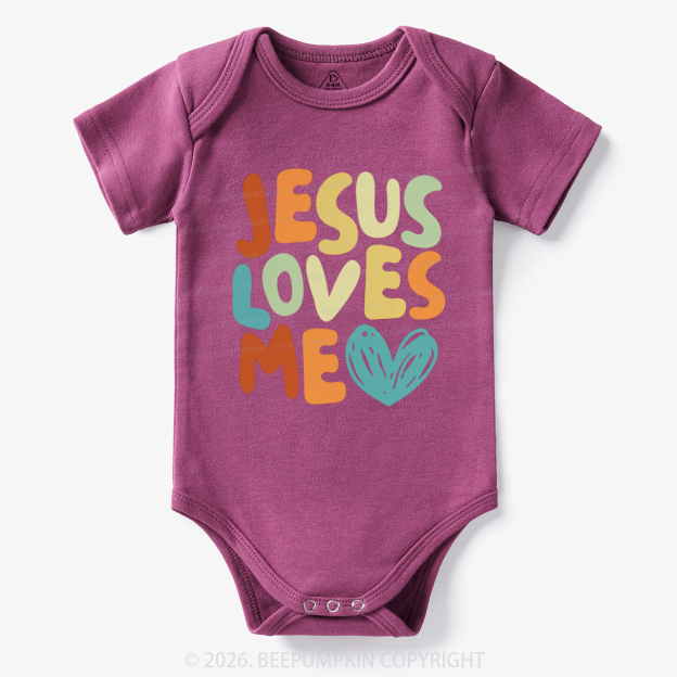 Jesus Loves Me Christian Bodysuit