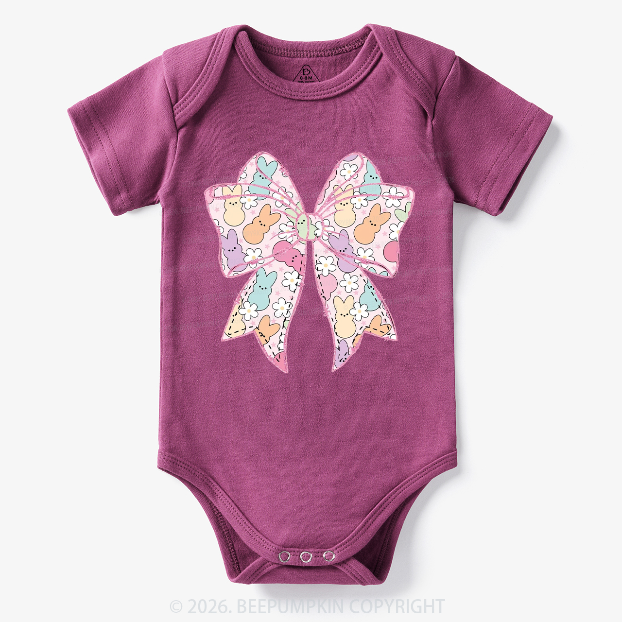 Easter Coquette Bunny Bow Bodysuit
