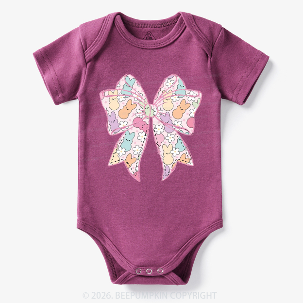 Easter Coquette Bunny Bow Bodysuit