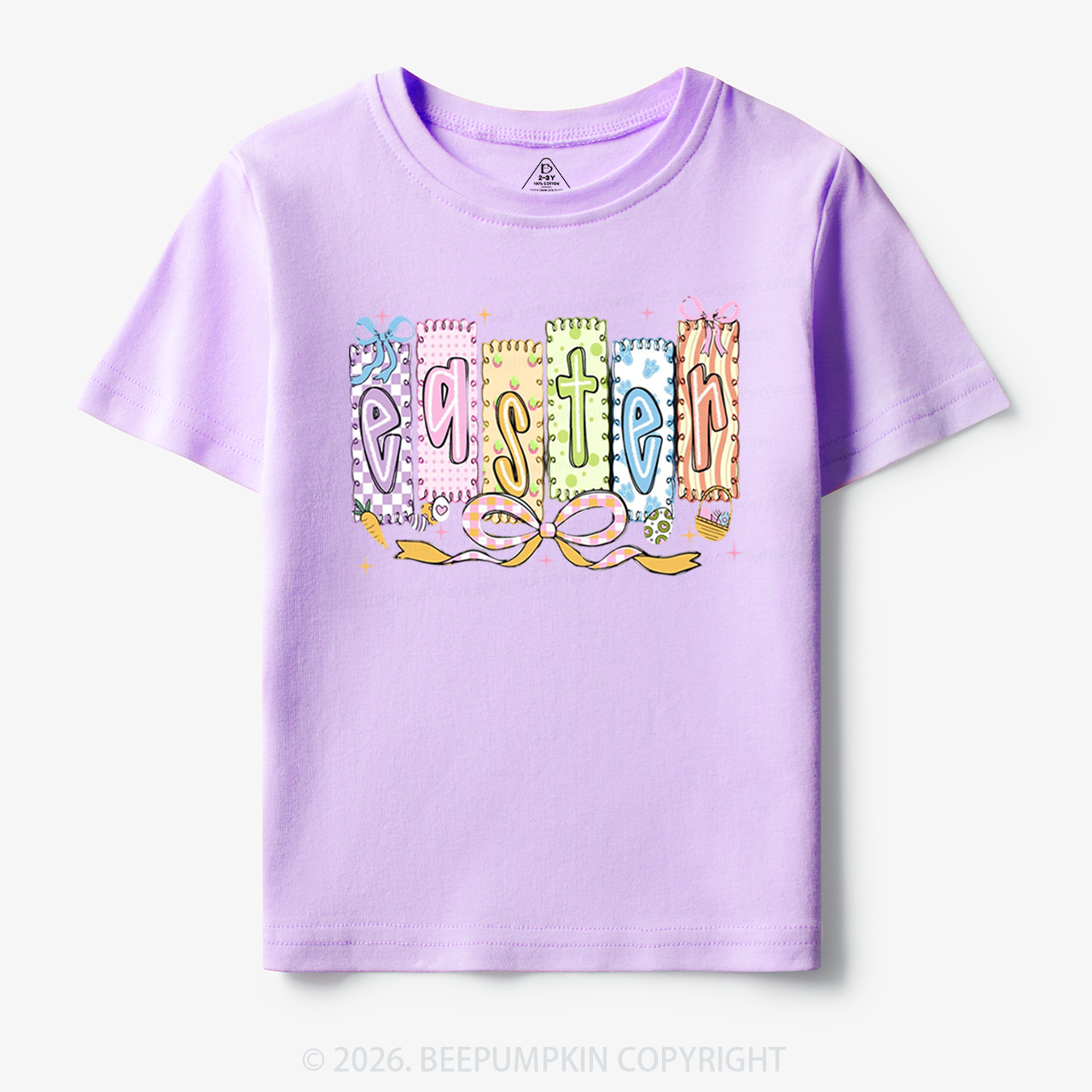 Cute Pastel Preppy Coquette Easter Toddler&Kid's Tees