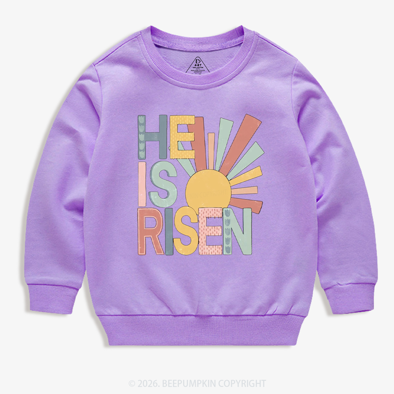 He Is Risen Love Like Jesu Easter Kid's Sweatshirt