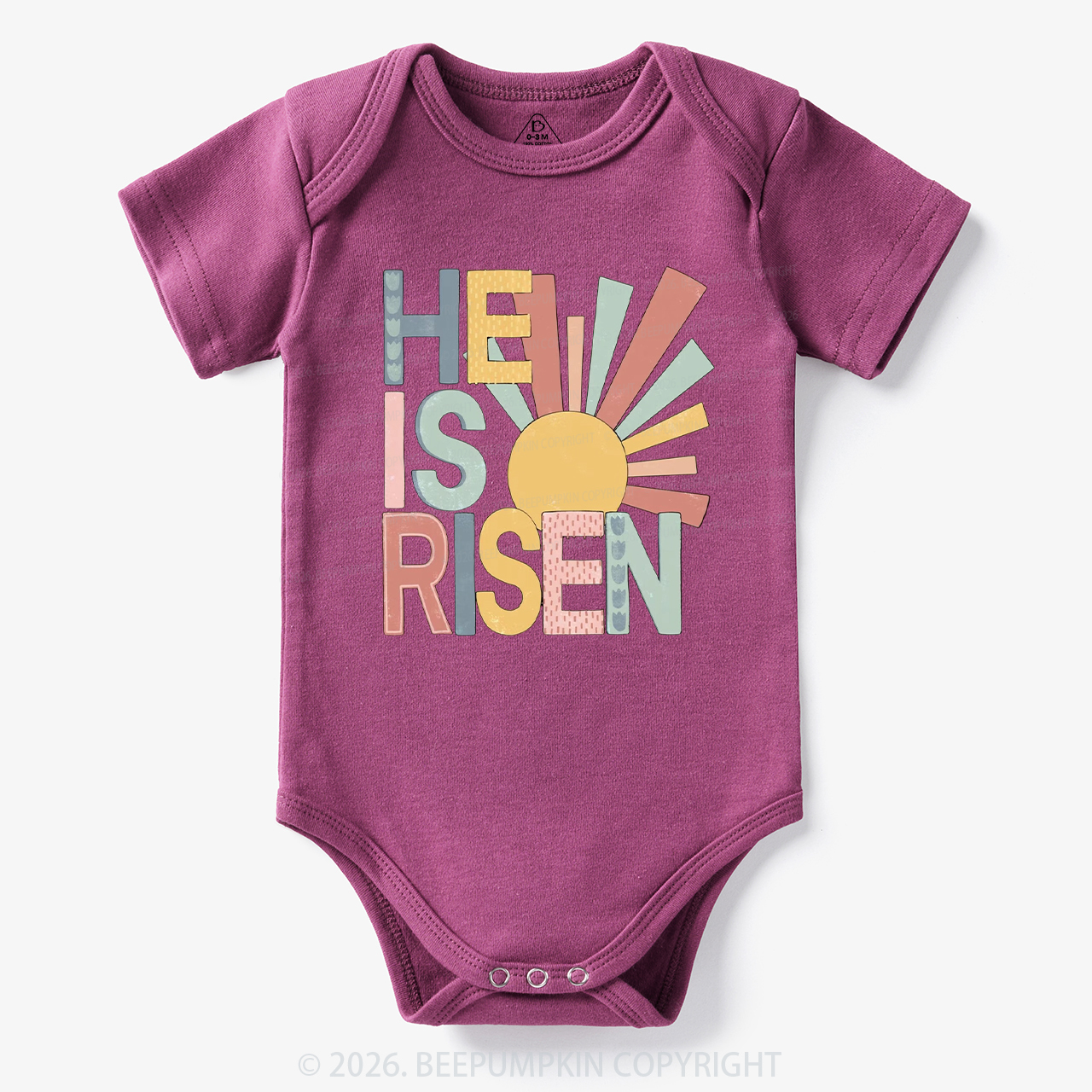 He Is Risen Love Like Jesus Easter Bodysuit