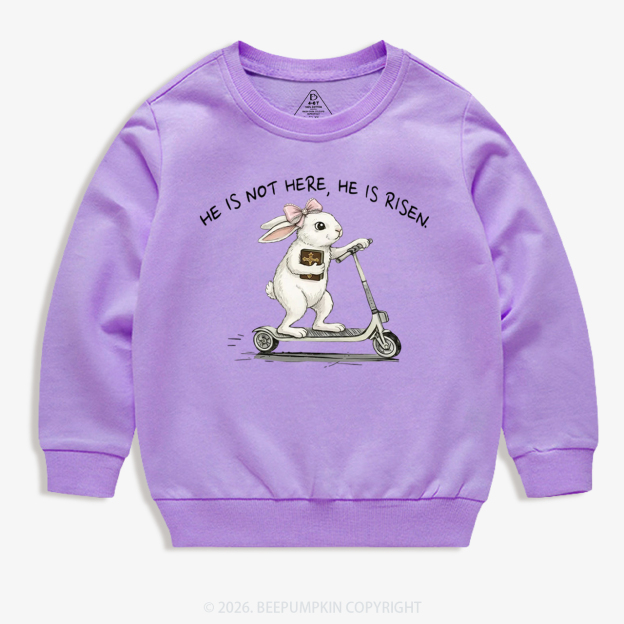 He Is Not Here He Is Risen Kid's Sweatshirt
