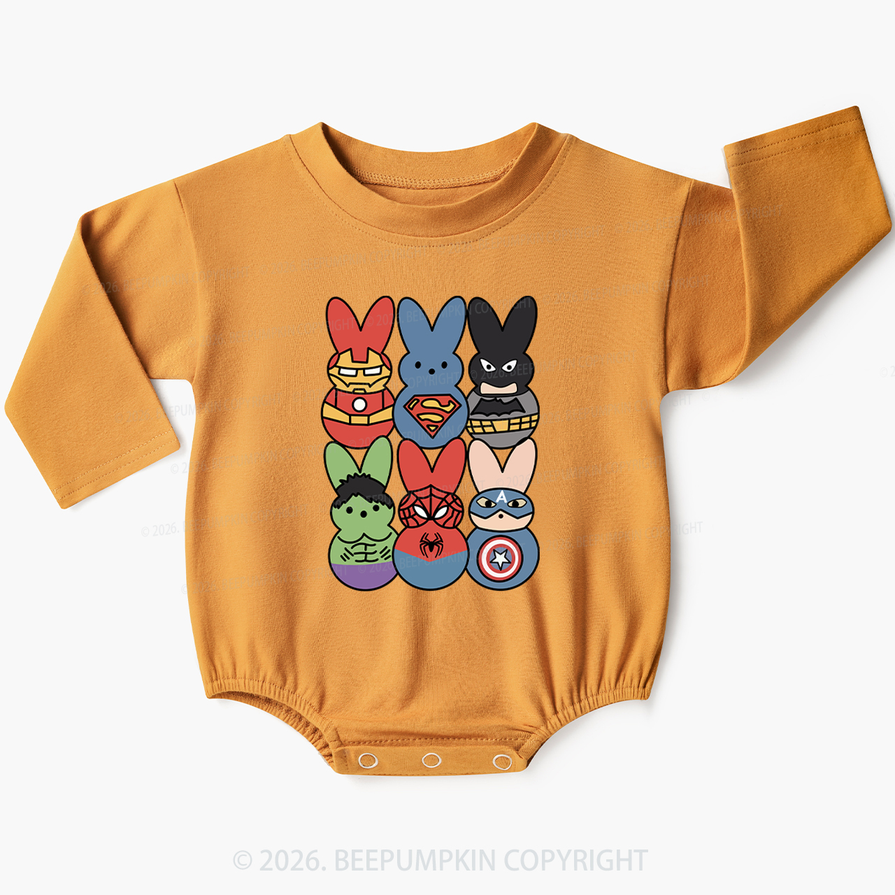 Heroes Easter Day Baby Bubble Romper