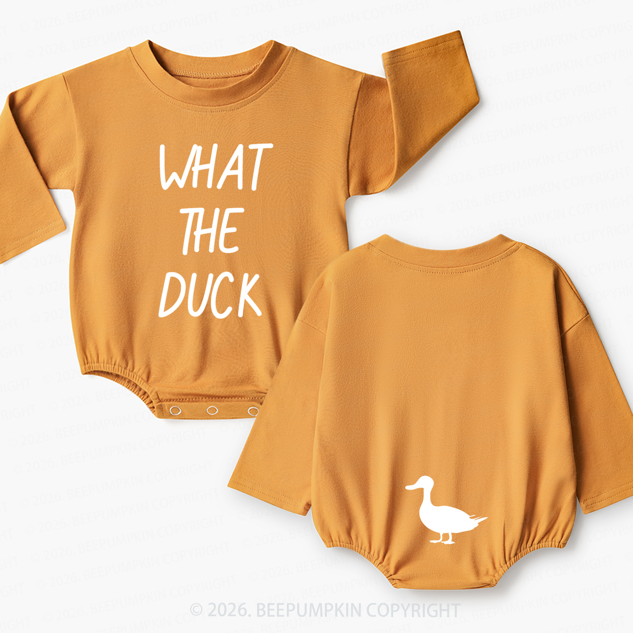 What The Duck Baby Bubble Romper