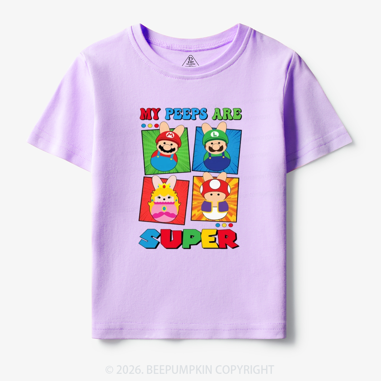 Easter My Peeps Are Super Toddler&Kid's Tees