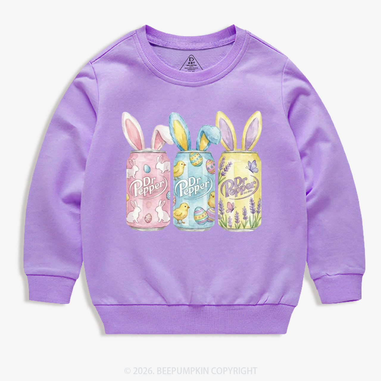 Bunny Easter Soda Kid's Sweatshirt