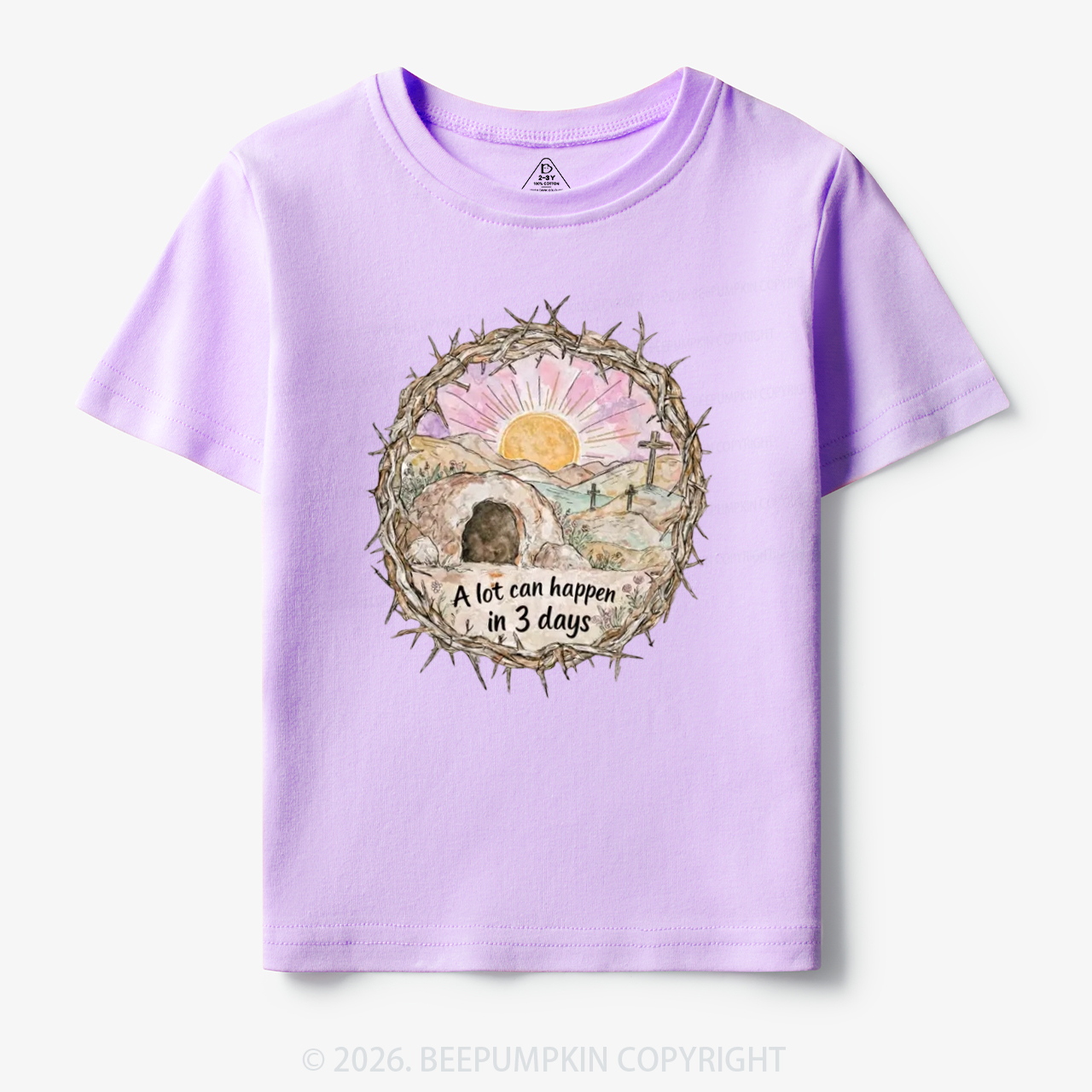 A Lot Can Happen in 3 Days Christian Toddler&Kid's Tees