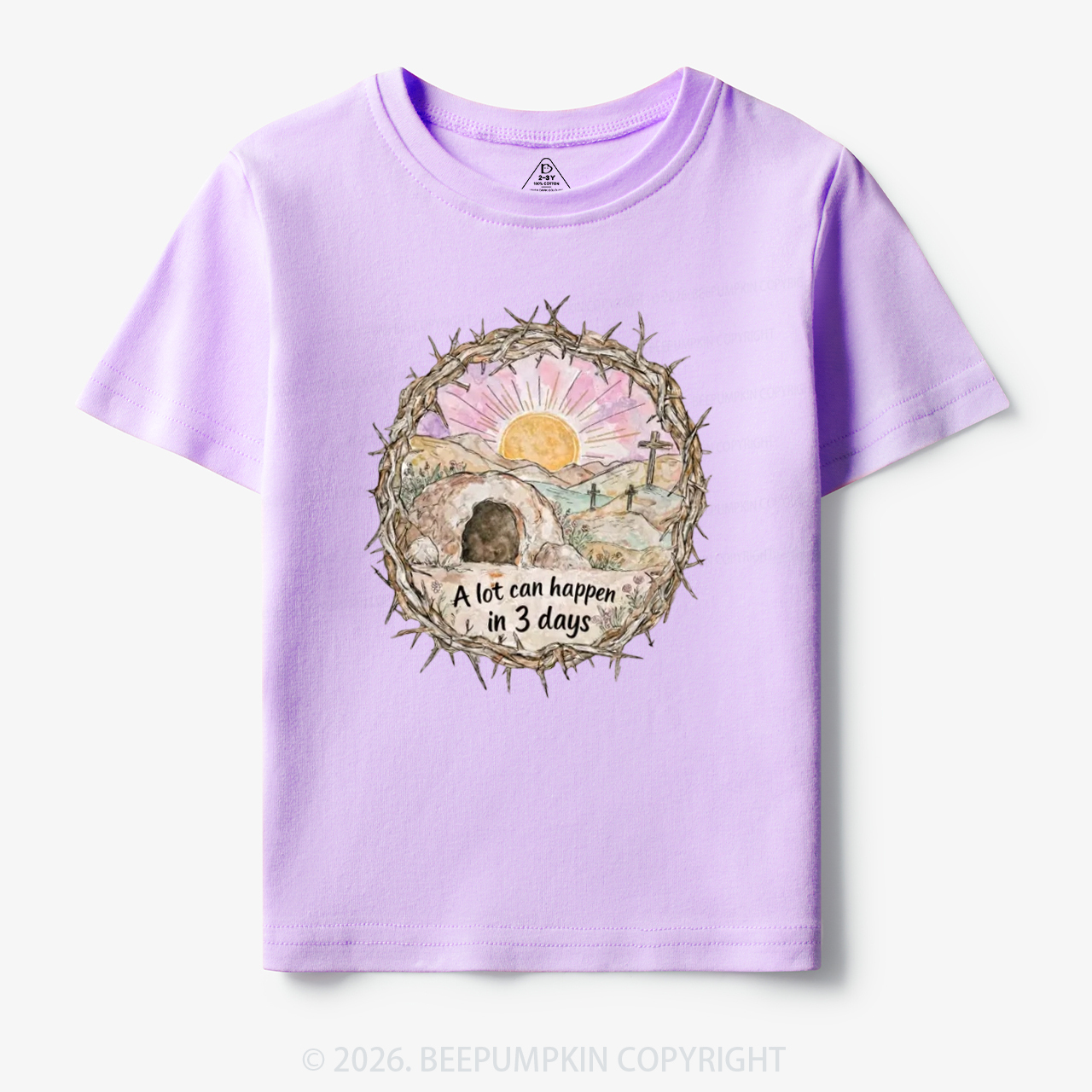 A Lot Can Happen in 3 Days Christian Toddler&Kid's Tees