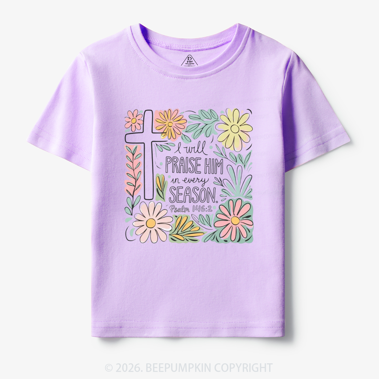 Easter I will Praise Him Toddler&Kid's Tees