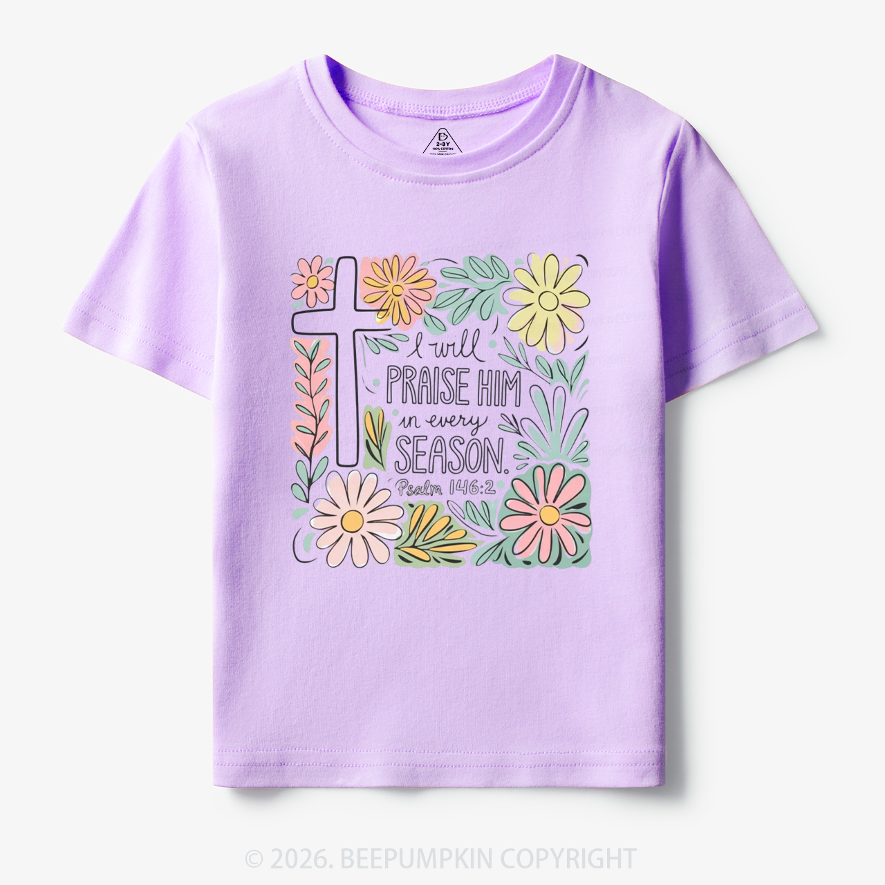 Easter I will Praise Him Toddler&Kid's Tees