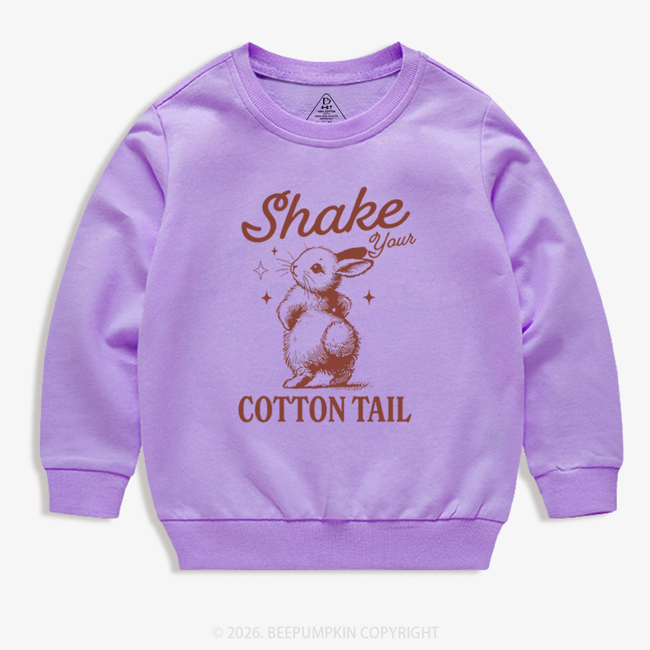 Shake Your Cotton Tail Easter Kid's Sweatshirt