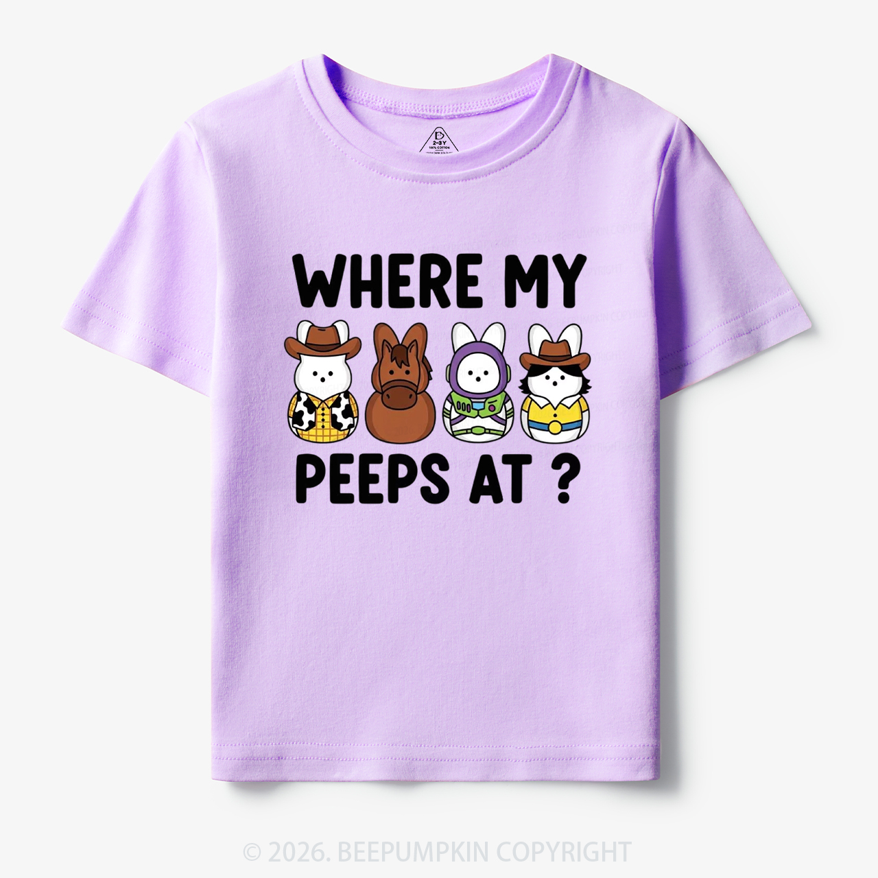 Where My Peeps At Easter Toddler&Kid's Tees