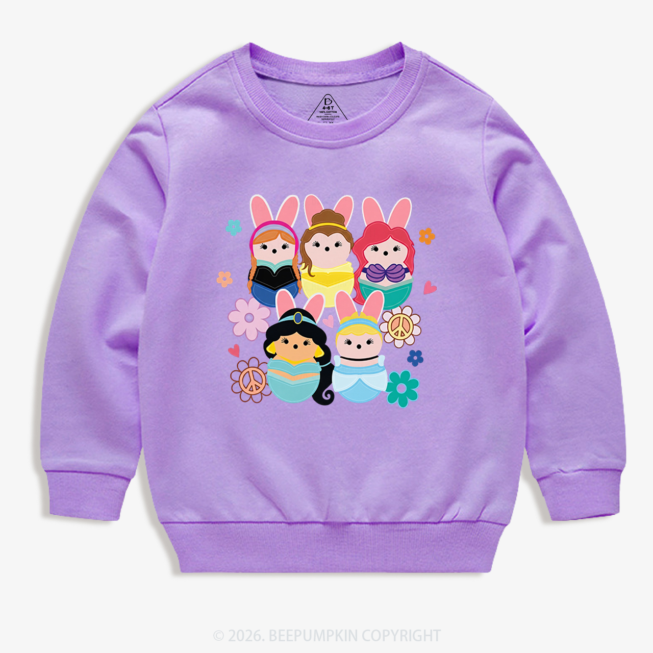 Dreamy Bunny Princess Kid's Sweatshirt