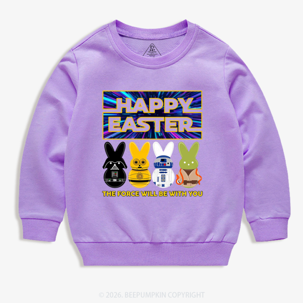 Cosmic Rabbit Easter Kid's Sweatshirt