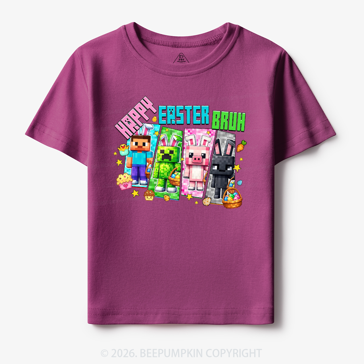 Happy Easter Mining Toddler&Kid's Tees