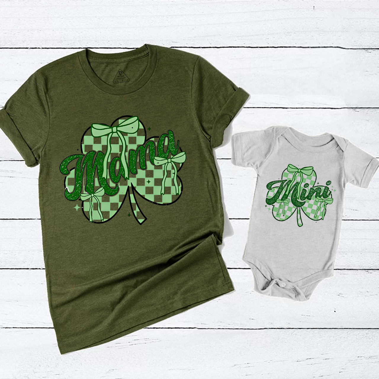 Lil’ Lucky Mini & Mama St. Patrick’s Day Matching T-Shirts