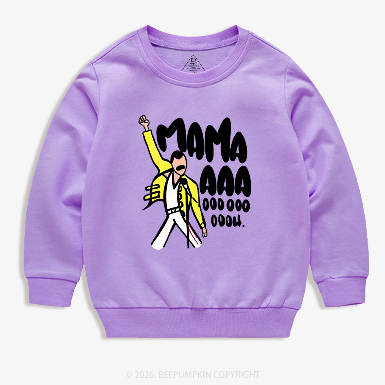 Mama Aaa Oooh Kid's Sweatshirt 8