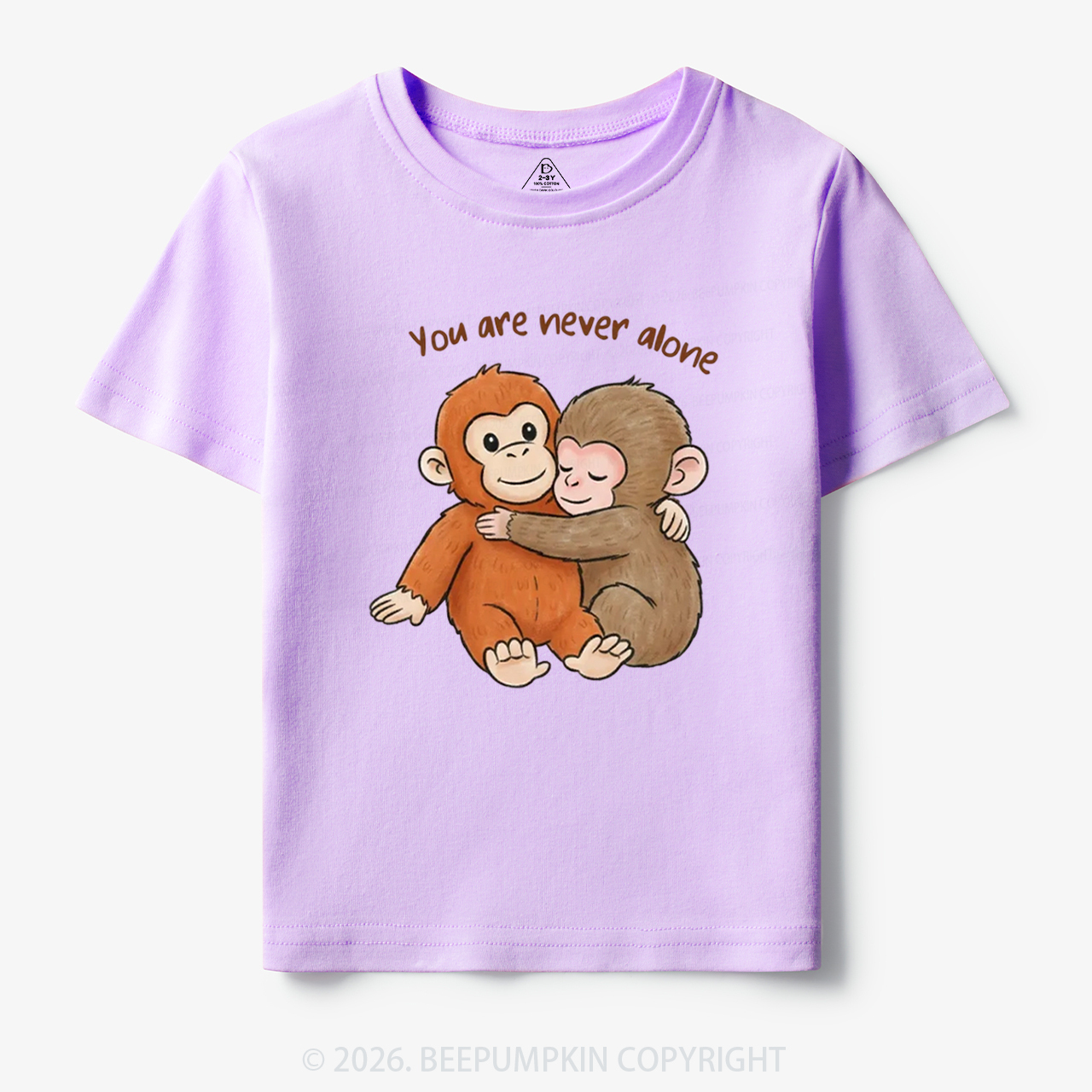 You Are Never Alone Punch Monkey Toddler&Kid's Tees