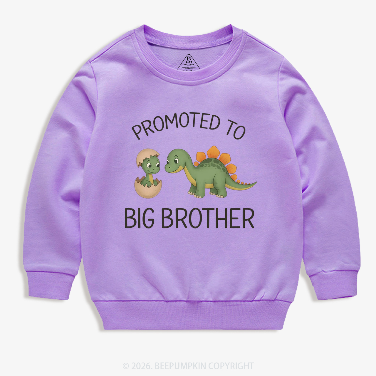 Promoted to Big Brother Kid's Sweatshirt