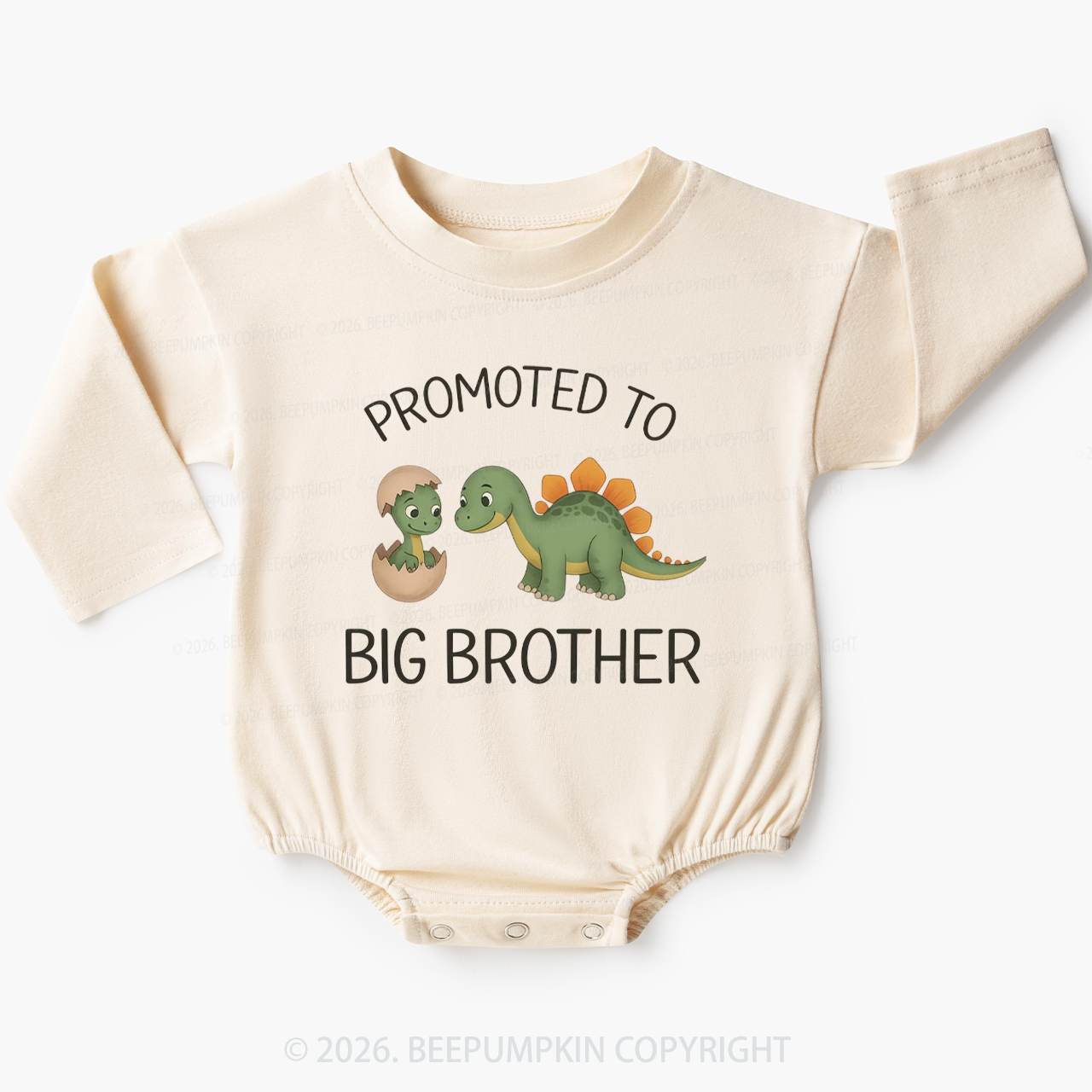 Promoted to Big Brother Baby Bubble Romper