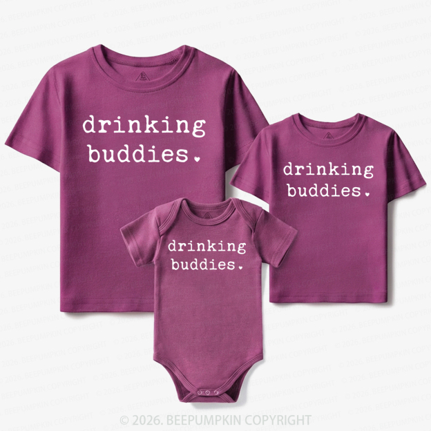 Drinking Buddies Matching Tees For Siblings