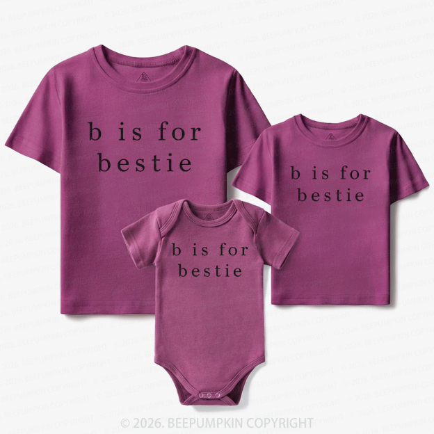 Bis For Bestie Matching Tees For Siblings