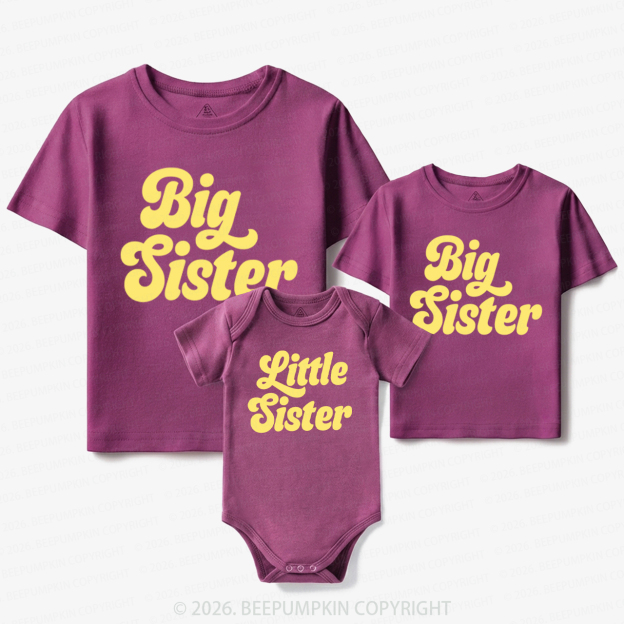 Groovy Sisters Matching Tees For Siblings