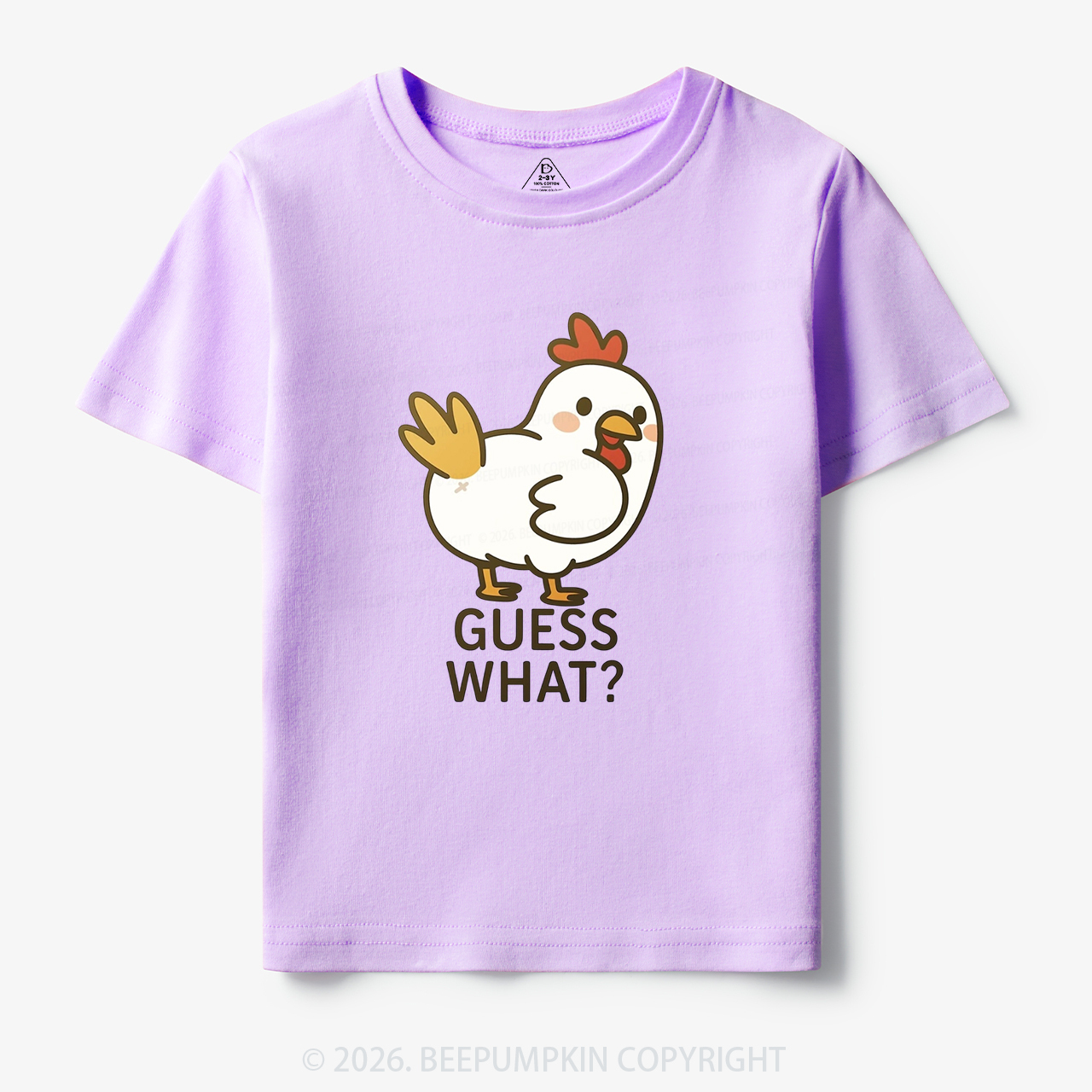 Guess What Chicken Funny Butt Joke Toddler&Kid's Tees 7