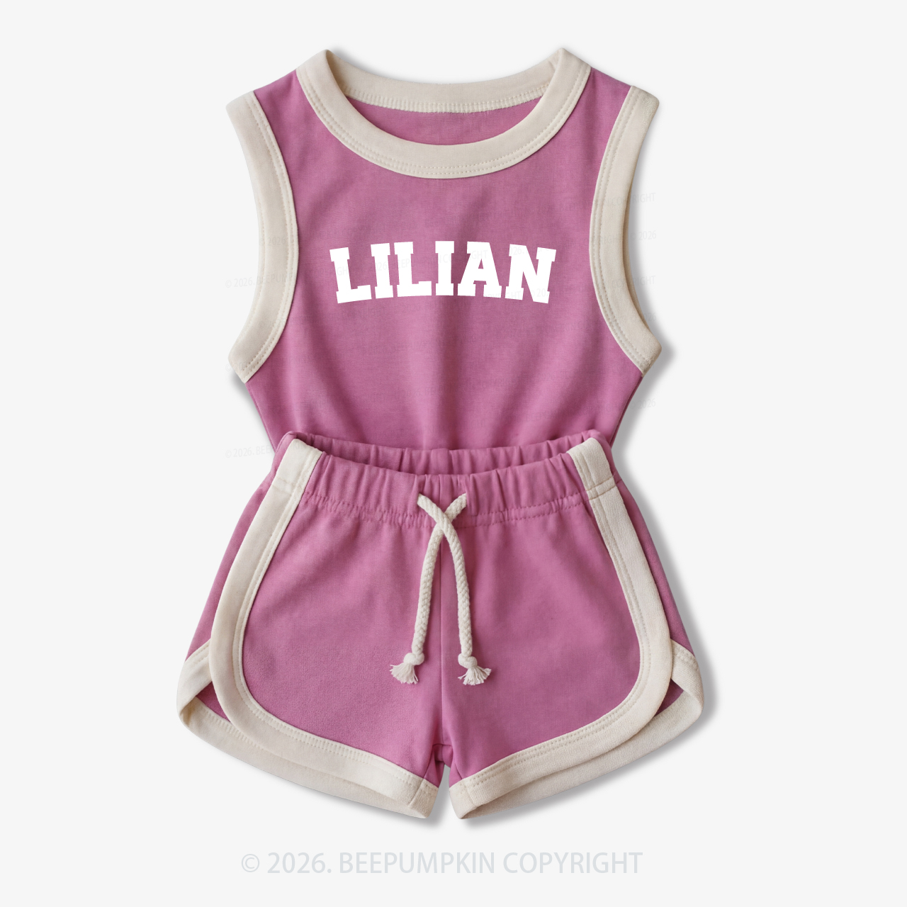 Personalized Name Baby Tank Top and Shorts Sets