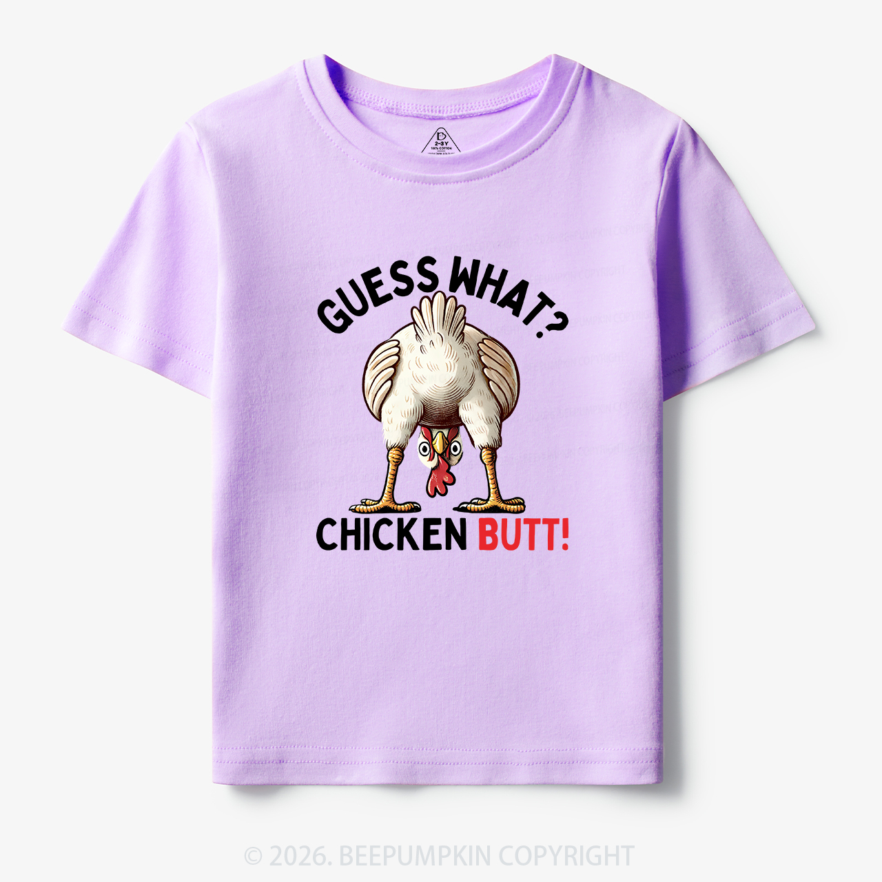 Guess What Chicken Butt Super Funny Toddler&Kid's Tees