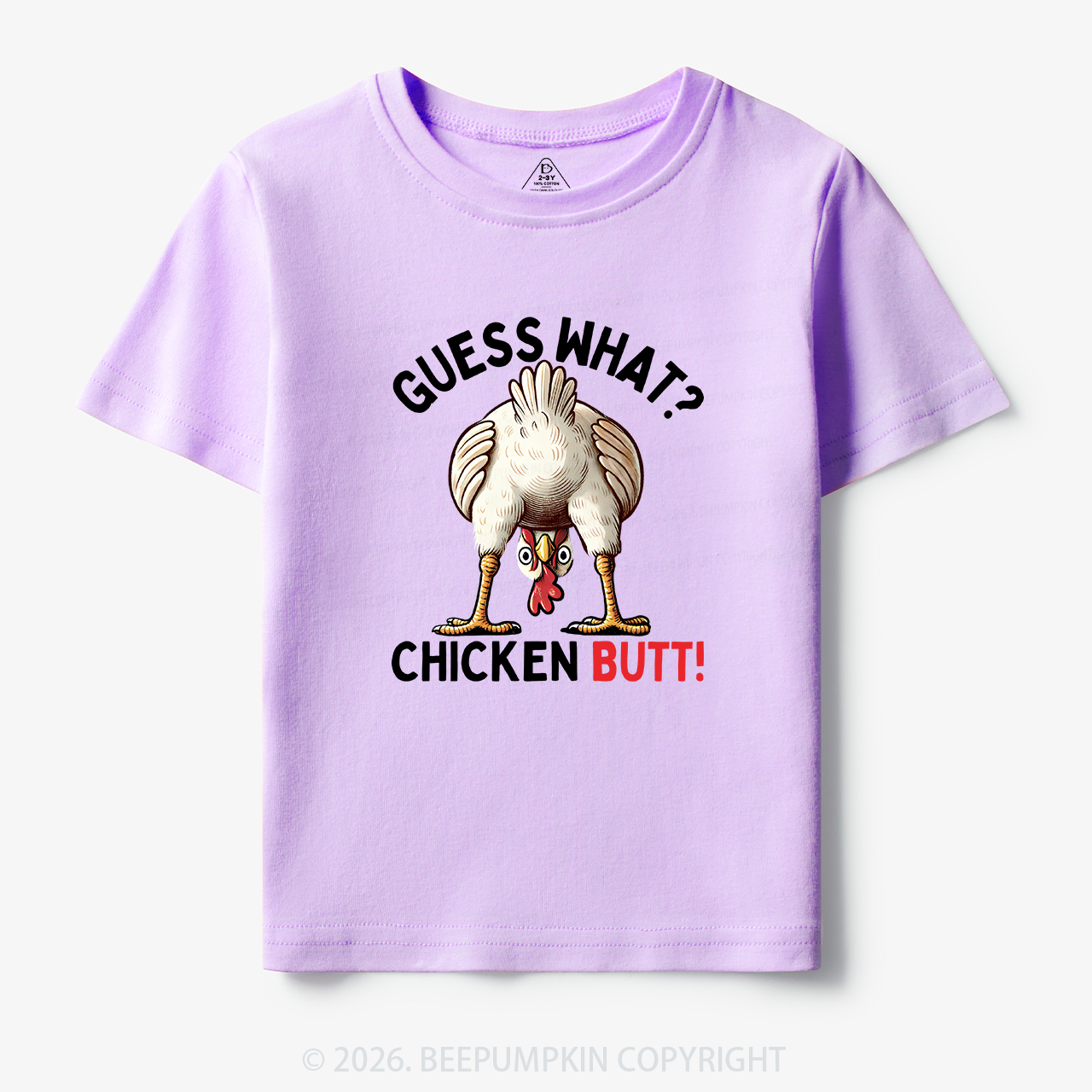 Guess What Chicken Butt Super Funny Toddler&Kid's Tees
