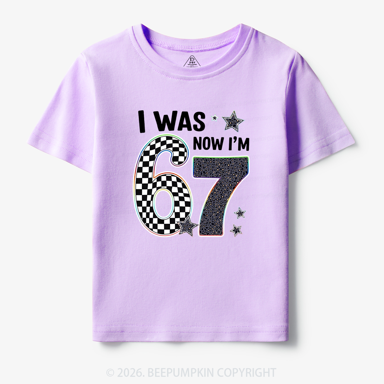 I Was 6 Now I'm 7 Funny Birthday Toddler&Kid's Tees