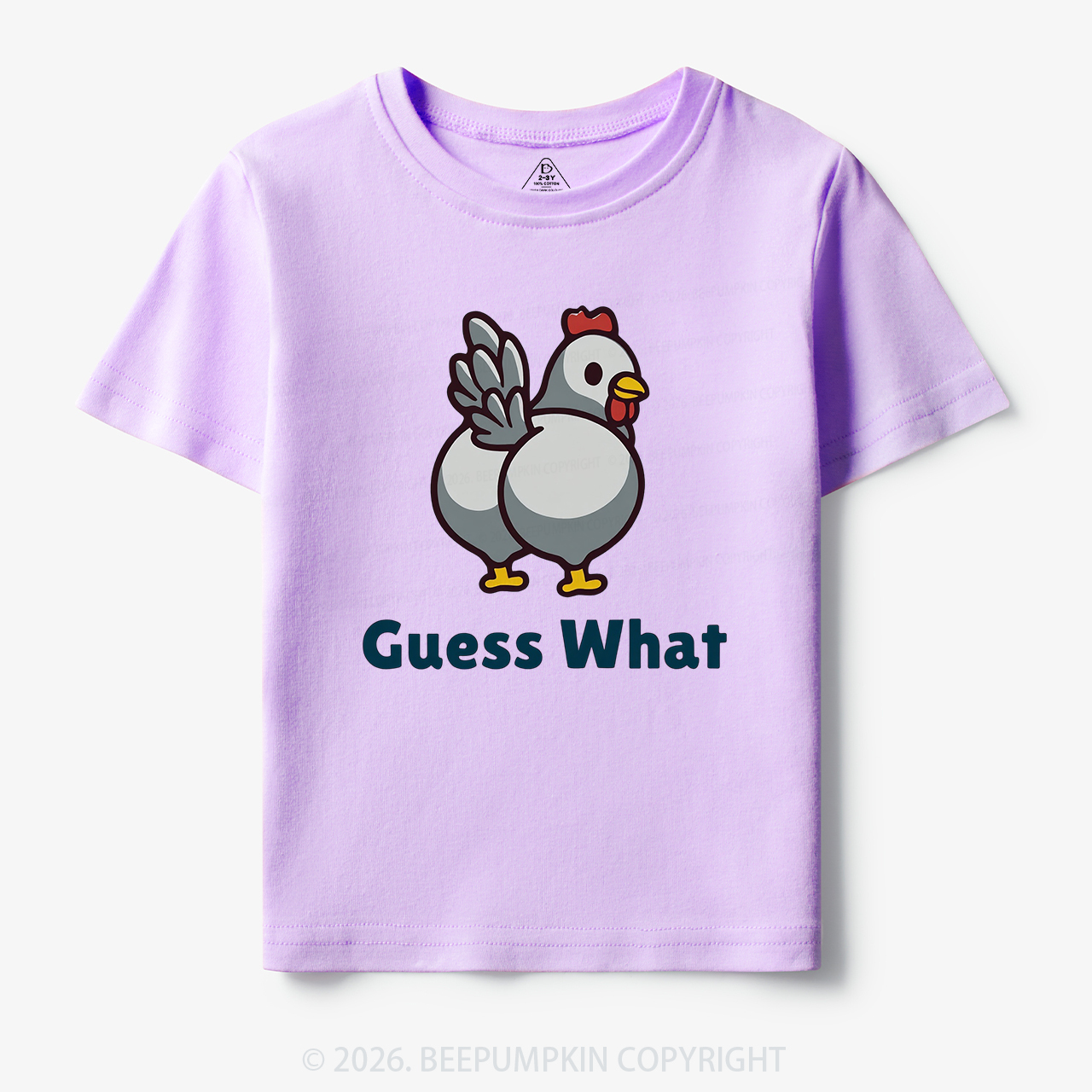 Chicken Butt Guess What Funny Poultry Pun Toddler&Kid's Tees