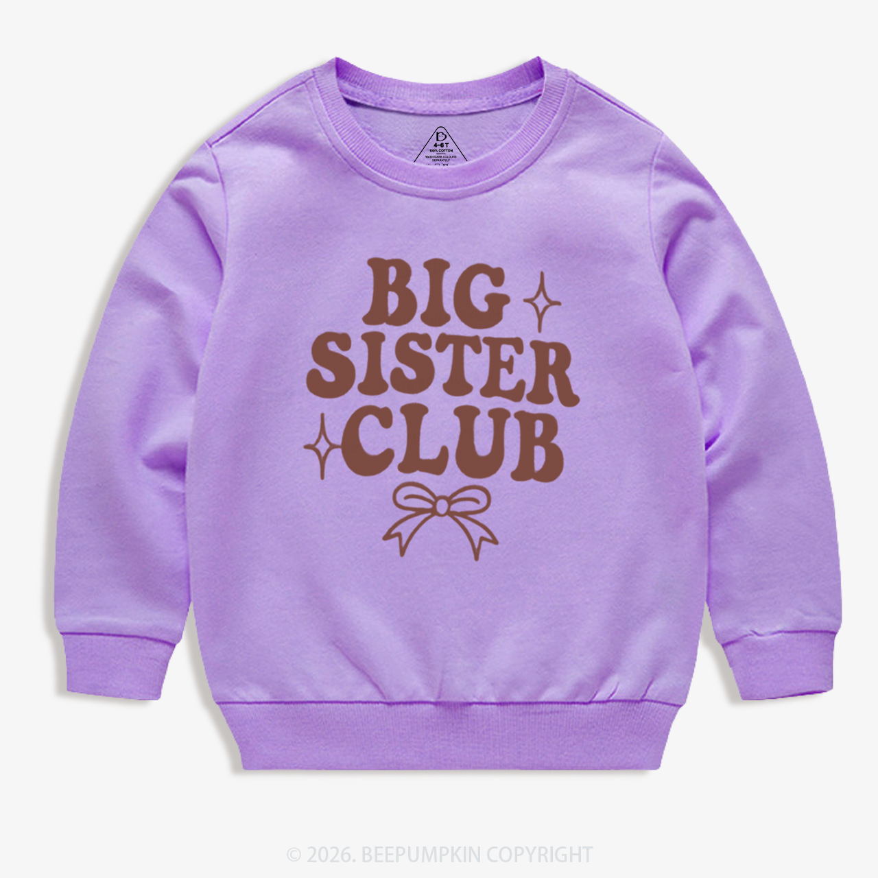 Big Sister Club Newborn Kid's Sweatshirt