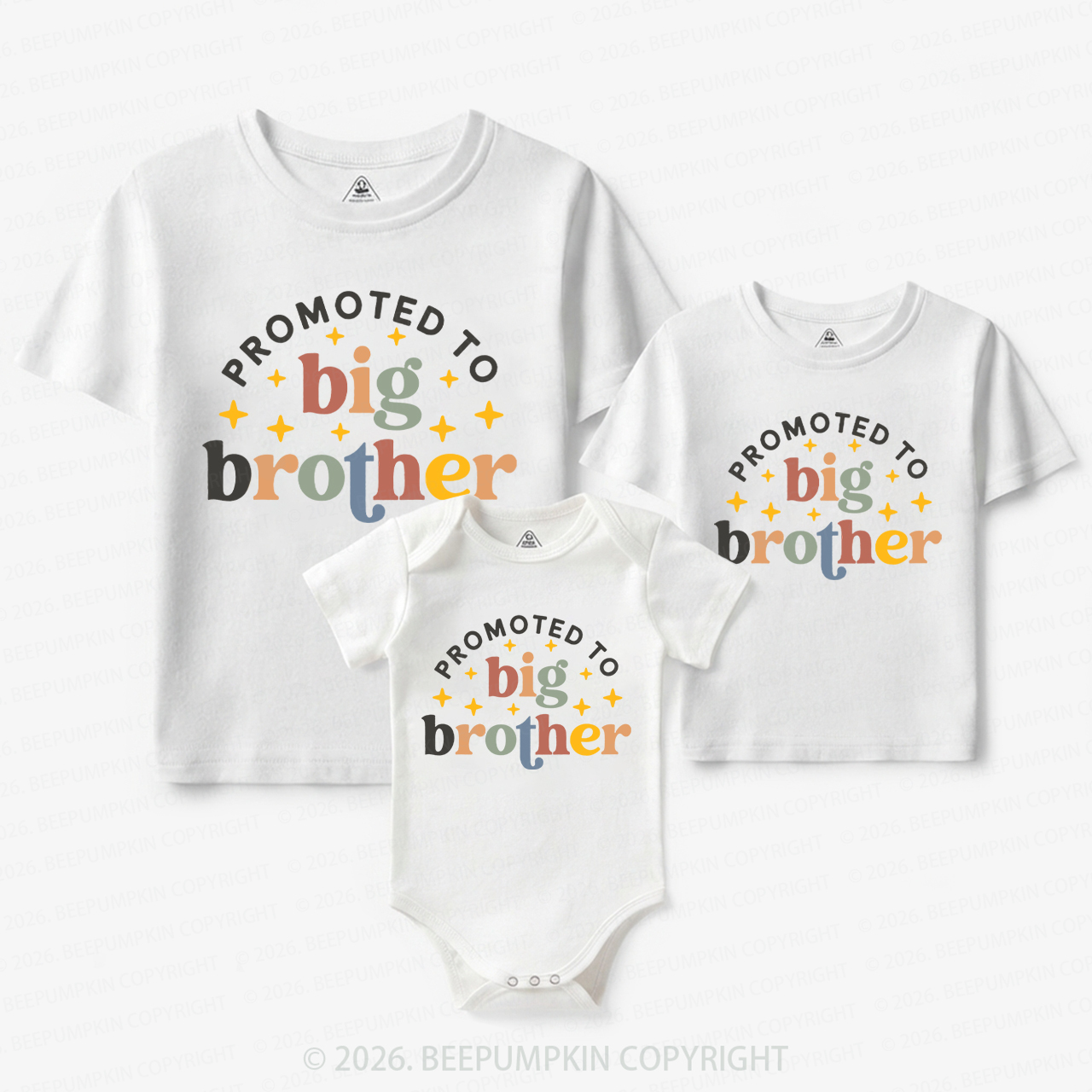Future Promoted To Big Brother Matching Tees For Siblings